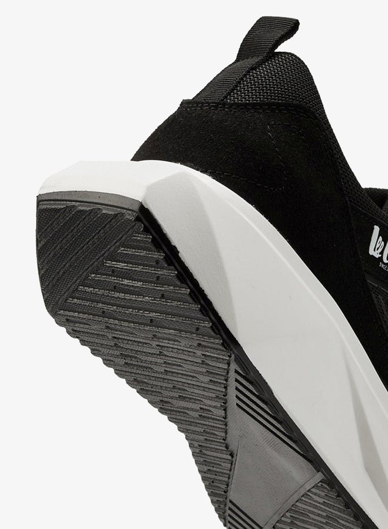 Lee Cooper Men's Panelled Lace-Up Sneakers with Pull Tabs - Image 5